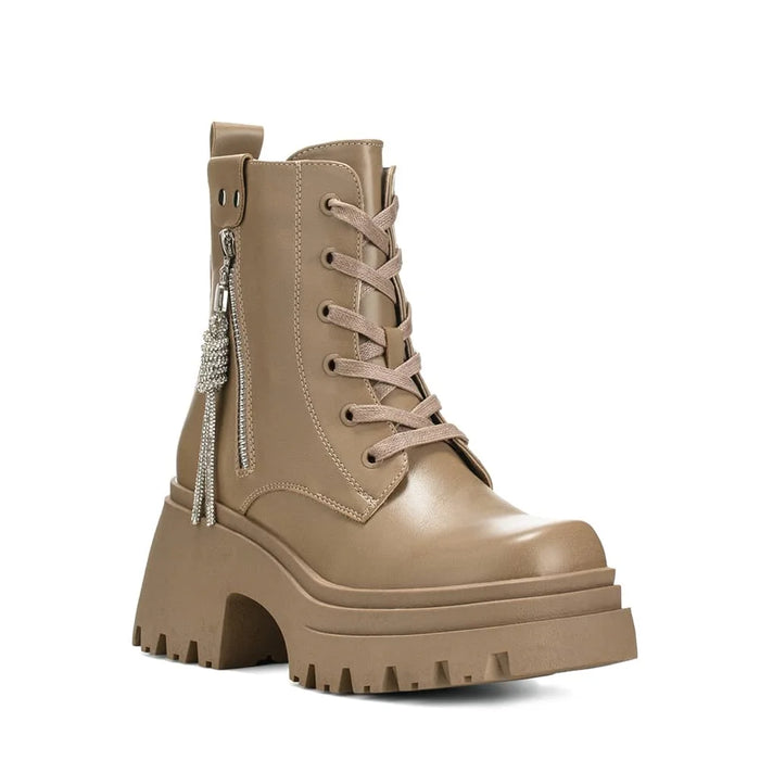 weide BOTINES PLATAFORMA MUJER CAQUI WEIDE DH69 Oferta especial