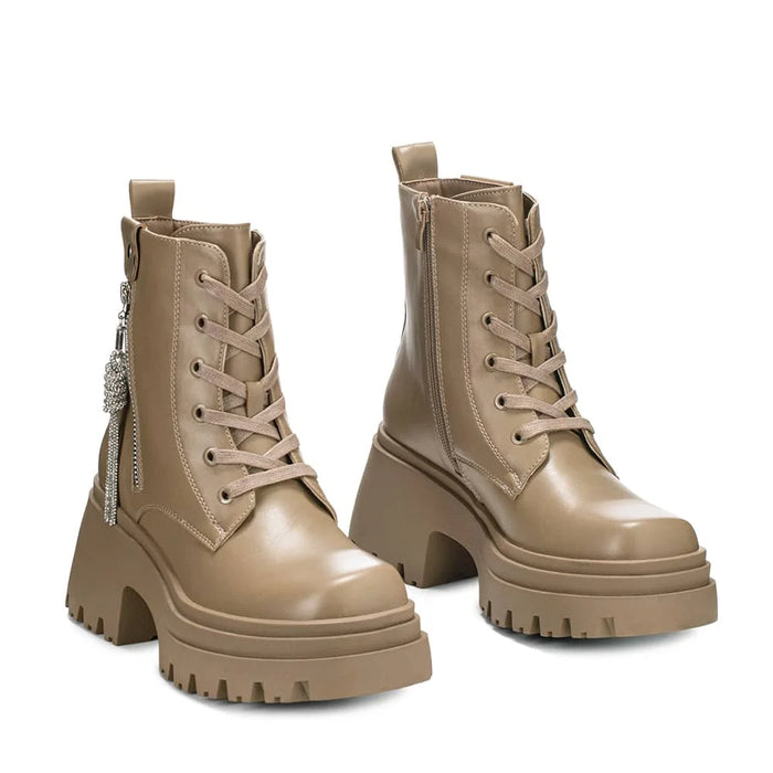 weide BOTINES PLATAFORMA MUJER CAQUI WEIDE DH69 Oferta especial