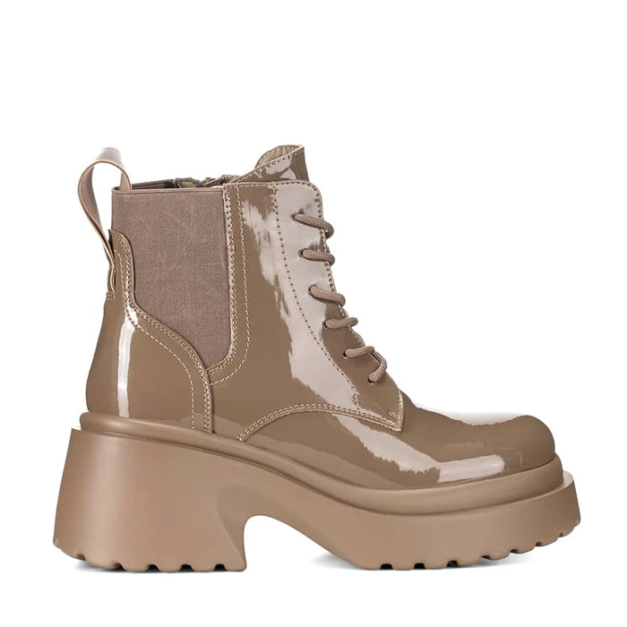 weide BOTINES PLATAFORMA MUJER CAQUI WEIDE DH67