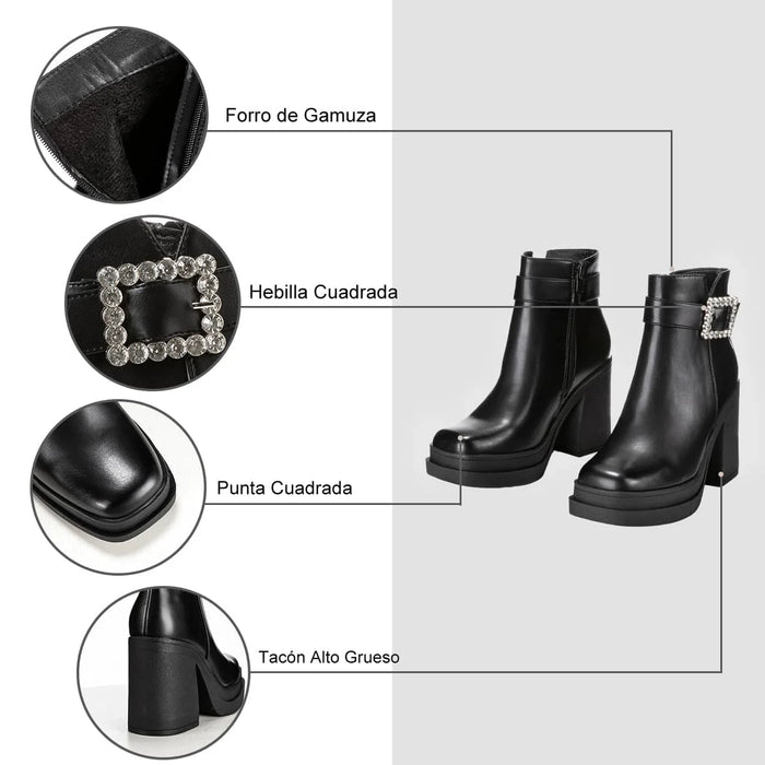 weide BOTINES TACO MUJER NEGRO WEIDE CZY575 COMPRAR AHORA