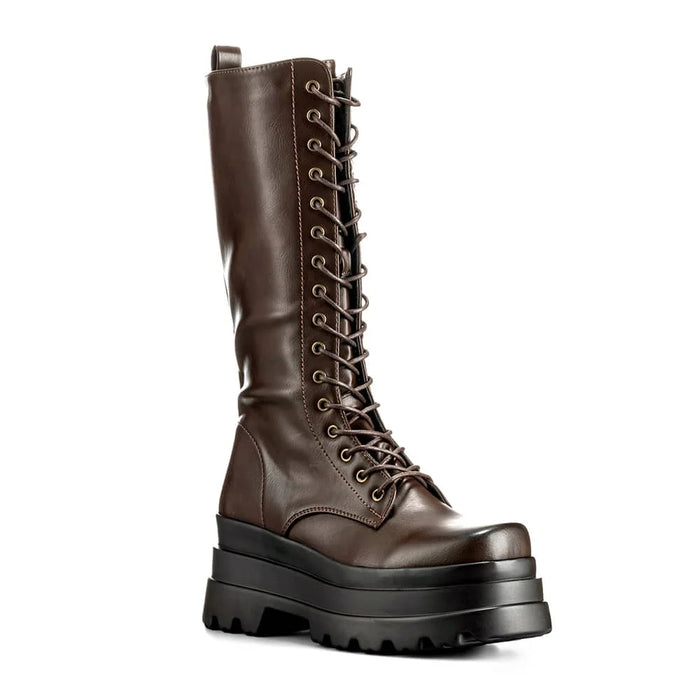 weide BOTAS PLATAFORMA MUJER MARRON WEIDE CZY579 Oferta especial de fábrica