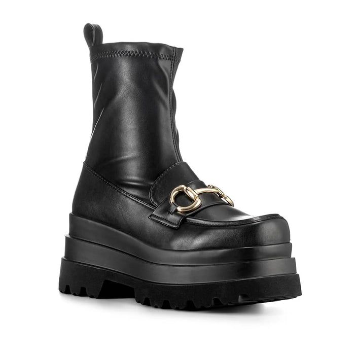 weide BOTINES PLATAFORMA MUJER NEGRO WEIDE CZY578 Superdescuento