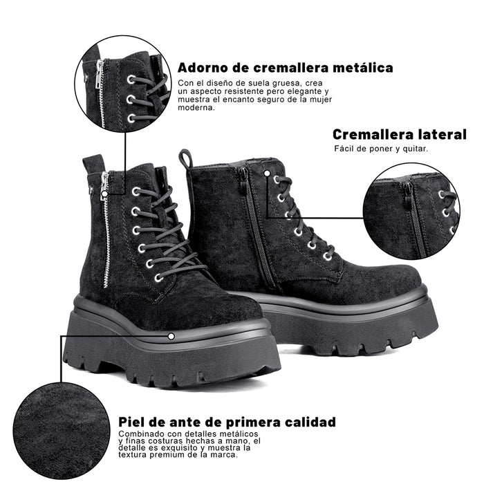 weide BOTINES MUJER PLATAFORMA WEIDE DH87 Libre de impuestos