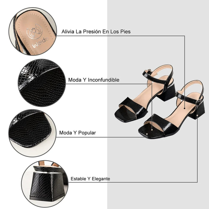 weide SANDALIA MUJER TACO WEIDE LT139 Devoluciones gratuitas