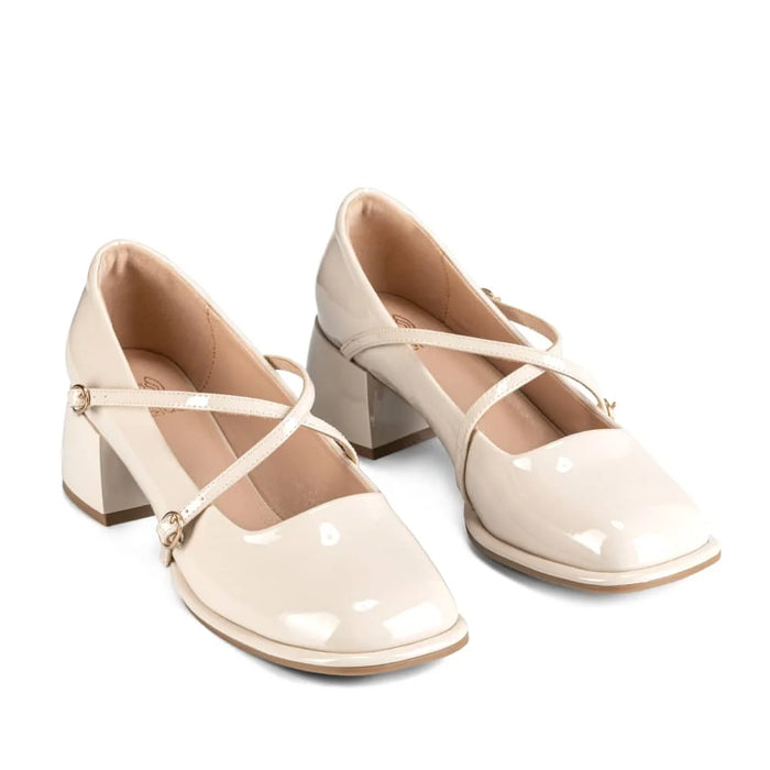 weide ZAPATOS MARY JANE MUJER BEIGE WEIDE YL65 Envío internacional gratuito