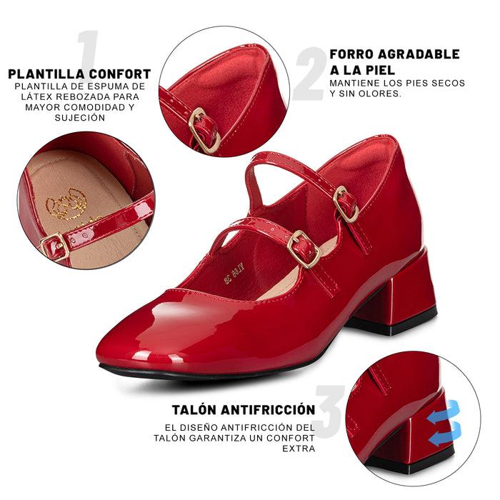 weide ZAPATOS MARY JANE MUJER BURDEO WEIDE YL66 Tienda de fábrica