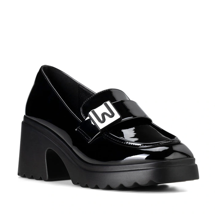weide Mocasin Mujer Olimpia Negro Weide Tienda de fábrica