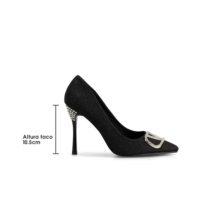 weide Zapatos Taco Mujer Ignacia Negro Weide Ofertas de temporada