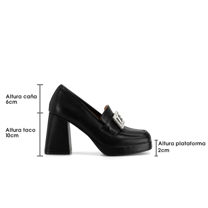 weide Mocasin Mujer Guillermina Negro Weide Devoluciones gratuitas