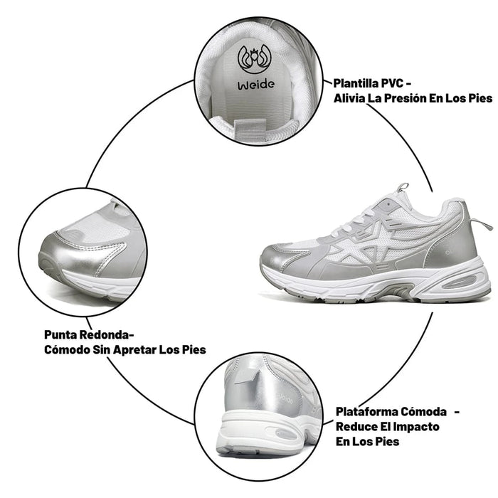 weide ZAPATILLAS MUJER PLATAFORMA WEIDE TFA303 Envío gratis