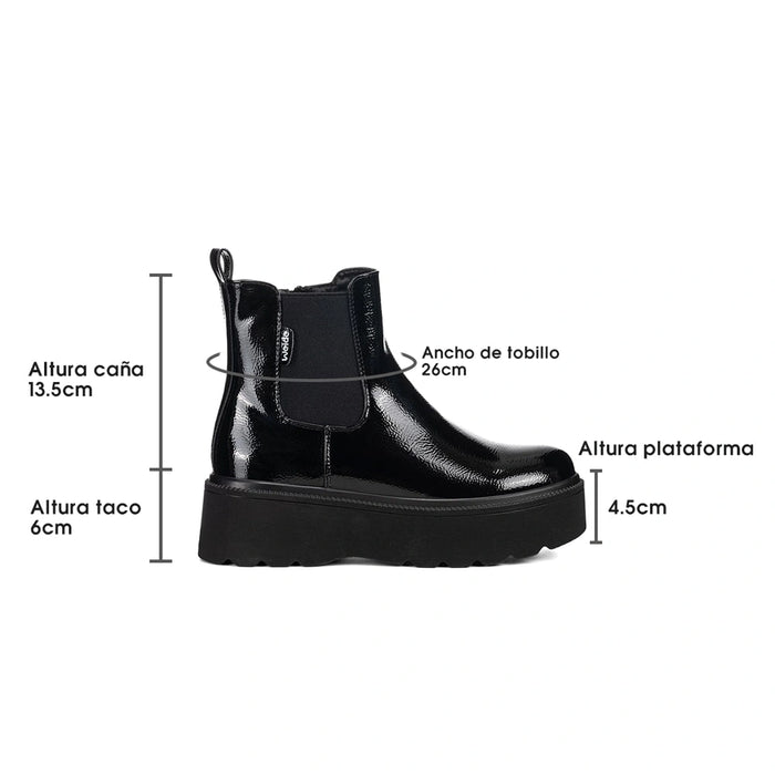 weide BOTINES PLATAFORMA MUJER NEGRO WEIDE ZS38 Grandes ahorros