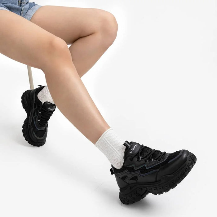 weide ZAPATILLAS PLATAFORMA MUJER NEGRO WEIDE SL02 Tienda de fábrica