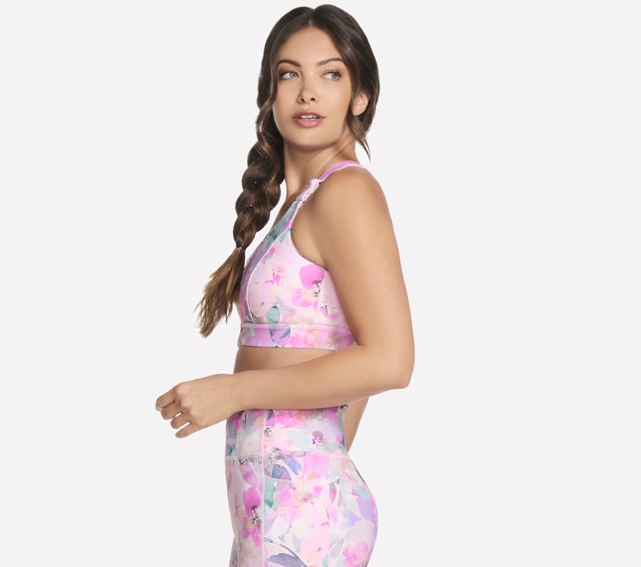 Skechers GO WALK Seascape Floral Zip Front Bra Oferta exclusiva