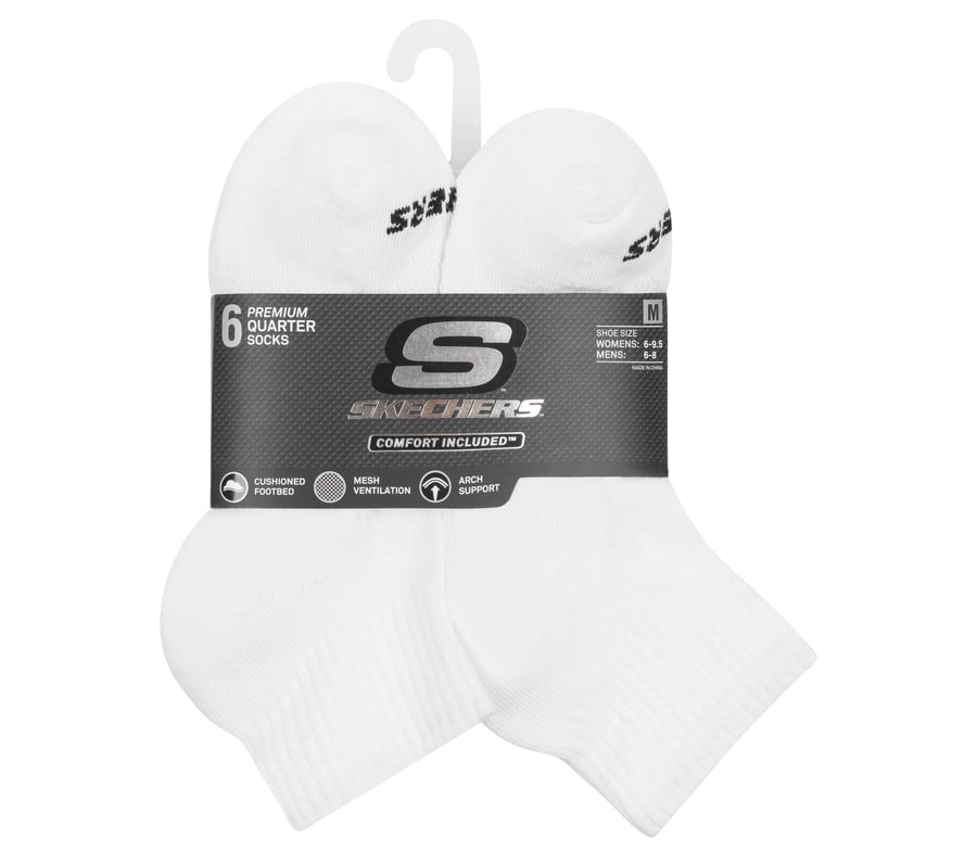 Skechers 6 Pack Core Quarter Medium Socks Oferta especial de fábrica