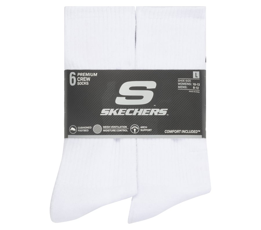 Skechers 6 Pack Large Core Crew Socks Oferta especial de fábrica