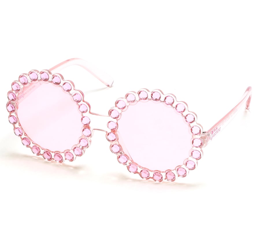 Skechers Round Rhinestone Sunglasses