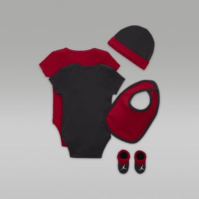 Nike Jordan 5-Piece Core Gift SetConjunto de bodies de cinco piezas - Bebé 2025