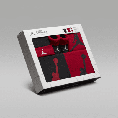 Nike Jordan 5-Piece Core Gift SetConjunto de bodies de cinco piezas - Bebé 2025