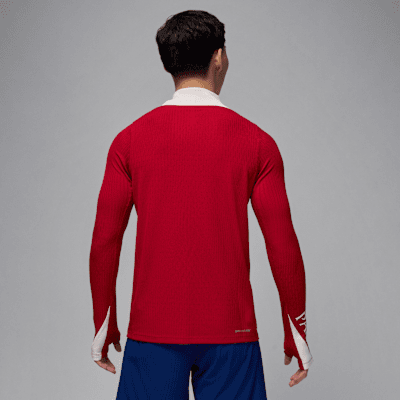 Nike Cuarta equipación Strike Elite París Saint-GermainCamiseta de entrenamiento de fútbol de tejido Knit Jordan Dri-FIT ADV - Hombre 2025