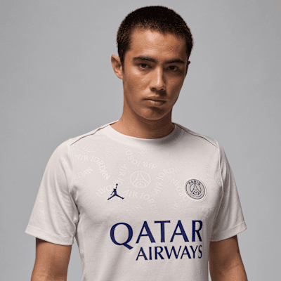 Nike Cuarta equipación Academy Pro París Saint-GermainParte de arriba de fútbol de manga corta para antes del partido Jordan Dri-FIT - Hombre En oferta