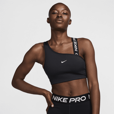 Nike Nike Pro Swoosh 2.0Sujetador deportivo de sujeción media con almohadilla - Mujer Rebajas