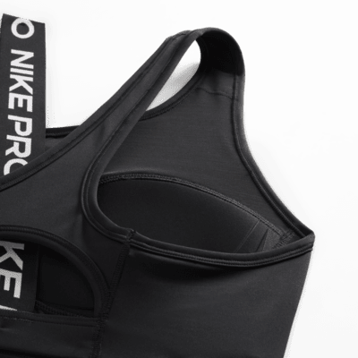 Nike Nike Pro Swoosh 2.0Sujetador deportivo de sujeción media con almohadilla - Mujer Rebajas