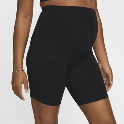 Nike Nike (M) OneMallas cortas de talle alto con bolsillos de 20 cm Dri-FIT (Maternity) - Mujer Descuento