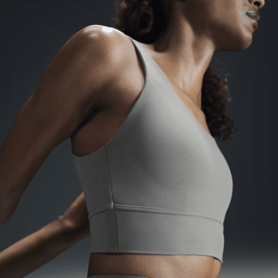 Nike Nike ZenvySujetador deportivo de sujeción media con almohadilla y escote alto - Mujer Liquidación