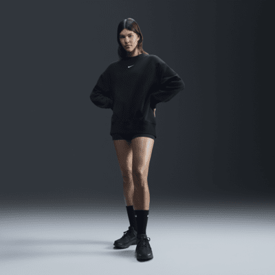 Nike Nike Sportswear Phoenix FleeceSudadera de chándal de cuello redondo oversize - Mujer Promoción por tiempo limitado