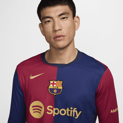 Nike Primera equipación Stadium FC Barcelona 2024/25Camiseta de fútbol de manga larga Replica Nike Dri-FIT - Hombre Rebajas