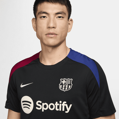 Nike FC Barcelona StrikeCamiseta de fútbol de manga corta de tejido Knit Nike Dri-FIT - Hombre Liquidación