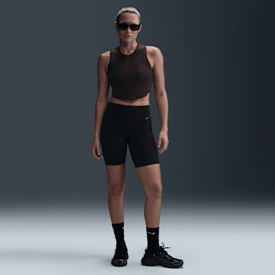Nike Nike Sportswear Chill KnitCamiseta de tirantes corta y ceñida con canalé mini - Mujer Ventas relámpago
