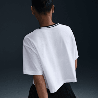 Nike Nike HeritageCrop top de manga corta Dri-FIT - Mujer Descuento