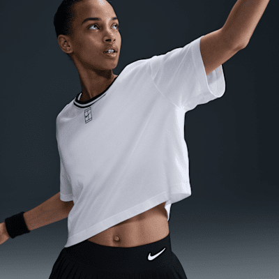 Nike Nike HeritageCrop top de manga corta Dri-FIT - Mujer Descuento