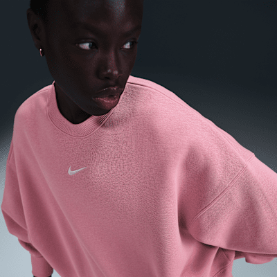 Nike Nike Sportswear Phoenix FleeceSudadera de chándal de cuello redondo extraoversize - Mujer En oferta
