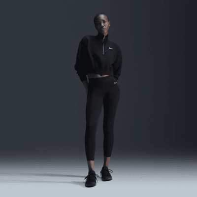 Nike Nike Sportswear Phoenix FleeceSudadera de chándal corta con media cremallera - Mujer Grandes ahorros