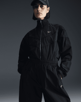 Nike Nike WindrunnerChaqueta de tejido Woven y ajuste holgado con cremallera completa y protección UV - Mujer Mejor oferta