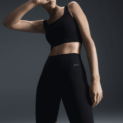 Nike Nike ZenvyPantalón corto de ciclismo de 20 cm de talle alto y sujeción ligera - Mujer Rebajas de fin de temporada