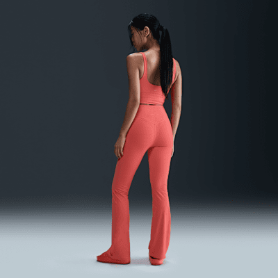 Nike Nike Zenvy RibLeggings acampanados de talle alto y sujeción ligera - Mujer Tienda