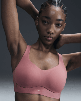 Nike Nike AlateSujetador deportivo convertible con almohadilla de sujeción alta - Mujer