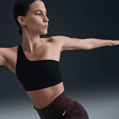 Nike Nike Zenvy AsymmetricalSujetador deportivo de sujeción ligera con almohadilla - Mujer Ofertas