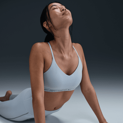 Nike Nike IndySujetador deportivo regulable de sujeción ligera con almohadilla - Mujer Venta caliente