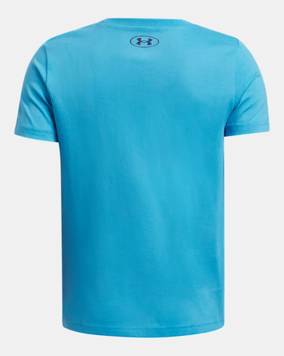 Under Armour Camiseta de manga corta UA Split Big Logo para niño   Última moda