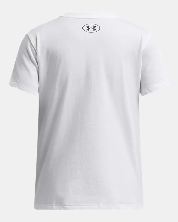 Under Armour Camiseta de manga corta UA Big Logo UA Fill para niña   Grandes ahorros
