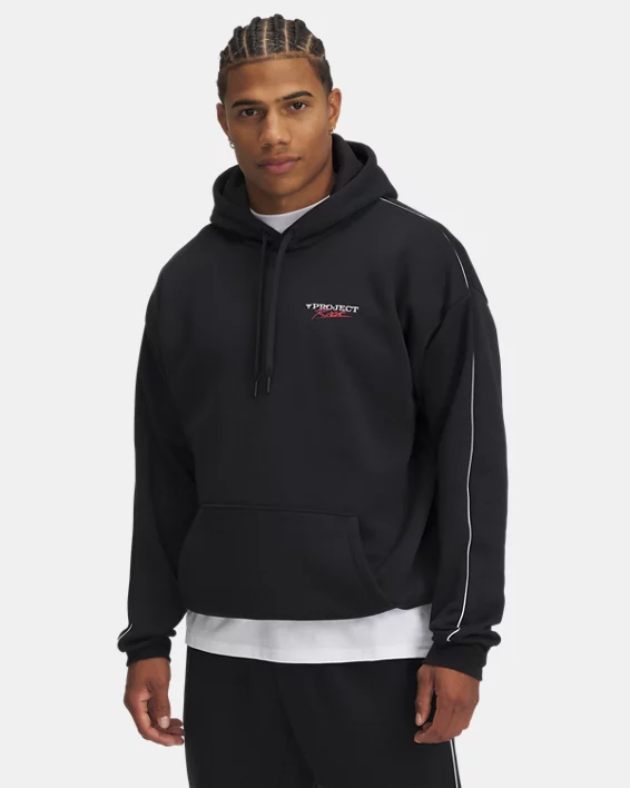 Under Armour Sudadera con capucha Project Rock Icon Fleece para hombre  