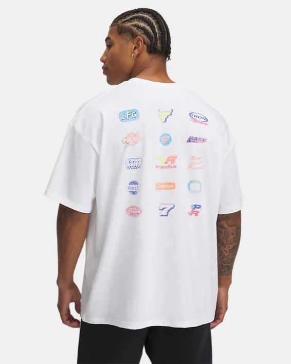 Under Armour Camiseta de manga corta Project Rock Heavyweight para hombre   Envío gratis