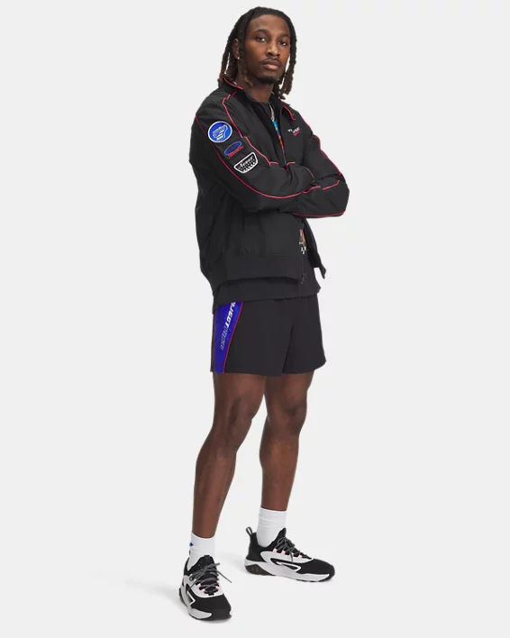 Under Armour Pantalón corto Project Rock Woven Colorblock para hombre   Últimos 3 días