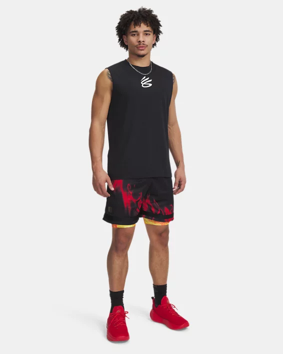 Under Armour Pantalón corto estampado Curry HeatGear® para hombre   Superdescuento