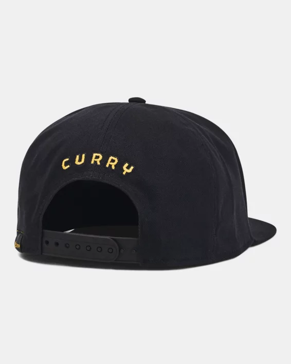 Under Armour Gorra con cierre a presión Curry Flat Brim para hombre   Liquidación