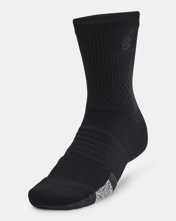 Under Armour Calcetines Curry ArmourDry™ Playmaker Mid-Crew unisex   Envío internacional gratuito